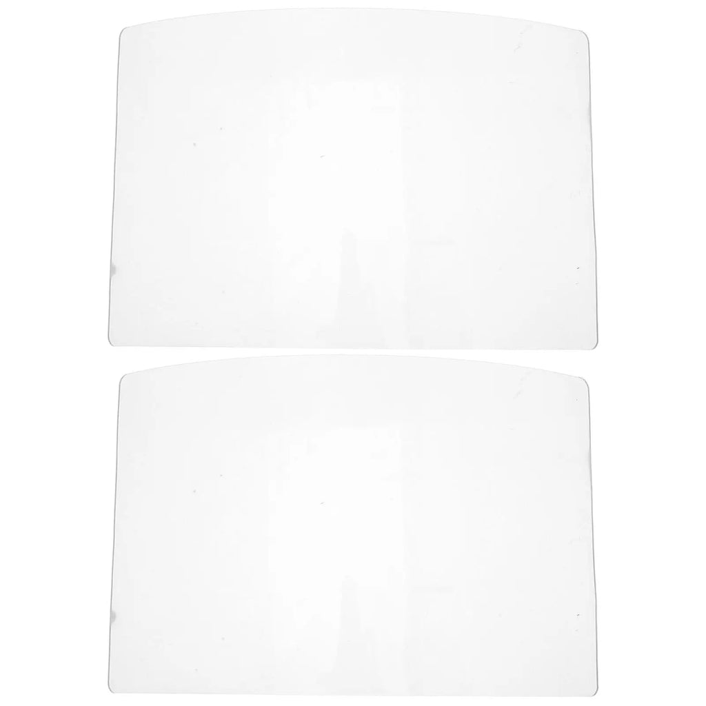 2pcs Sandblasting Hood Replacement Lens – Dustproof Cover Sandblasting Hood Lens PLUSH