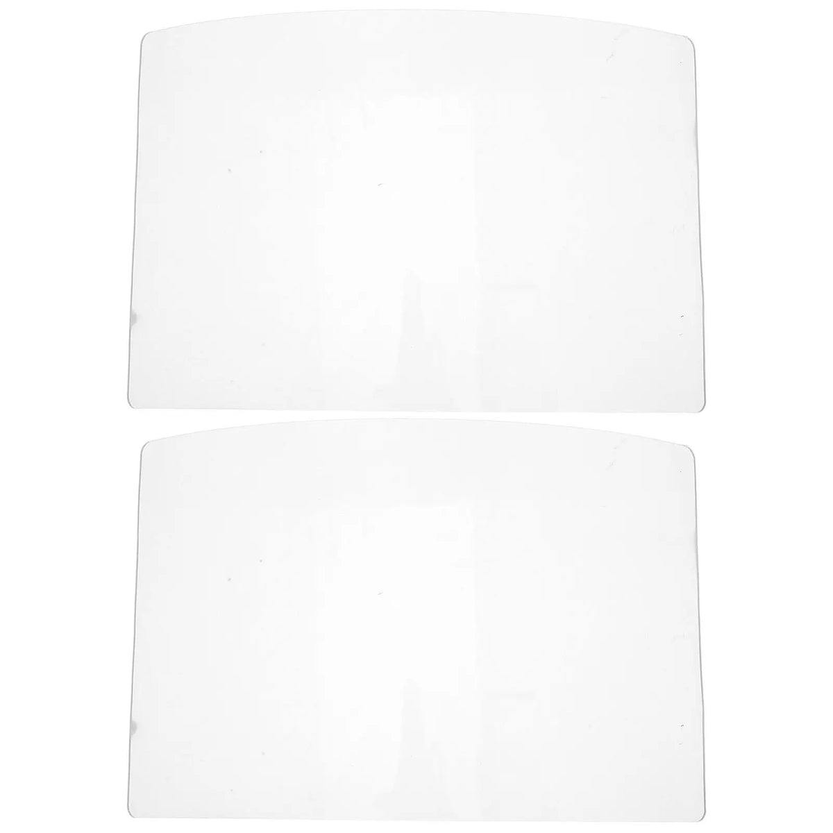 2pcs Sandblasting Hood Replacement Lens – Dustproof Cover Sandblasting Hood Lens PLUSH