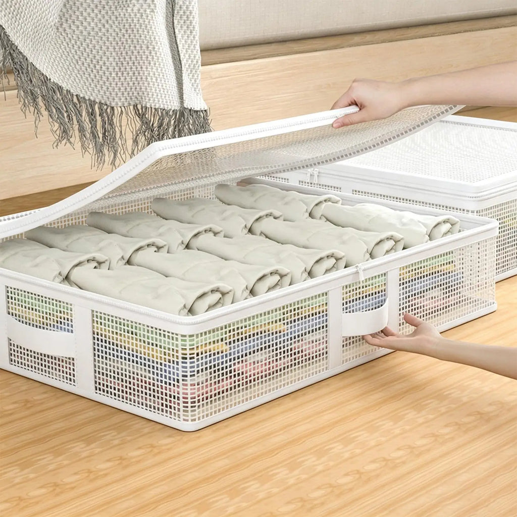 Under Bed Storage Bag 80x47x20cm – Foldable Clothes Organizer Under Bed Storage Bag PLUSH