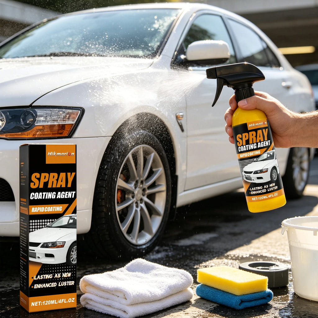 Hikmarion Nano Ceramic Car Coating Spray – Hydrophobic Polish Car Ceramic Coating PLUSH