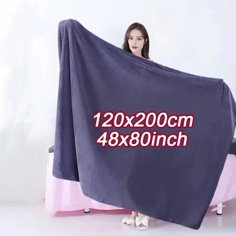 Extra Large Microfiber Bath Towel 120x200cm – Quick Dry Microfiber Bath Towel PLUSH