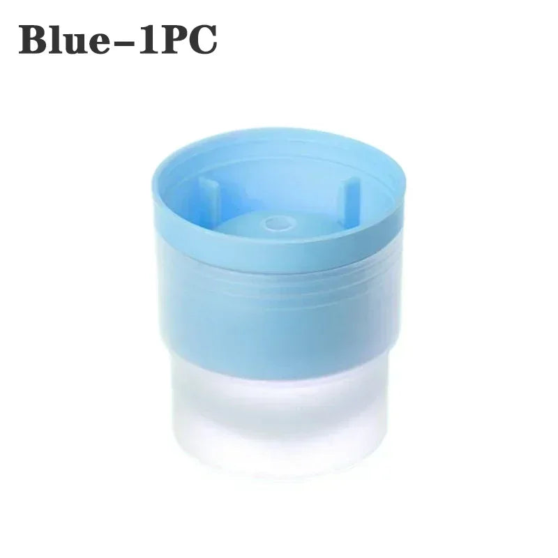 Silicone Ice Ball Mold – Round Ice Cube Tray for Whiskey Ice Ball Mold PLUSH Blue-1PC