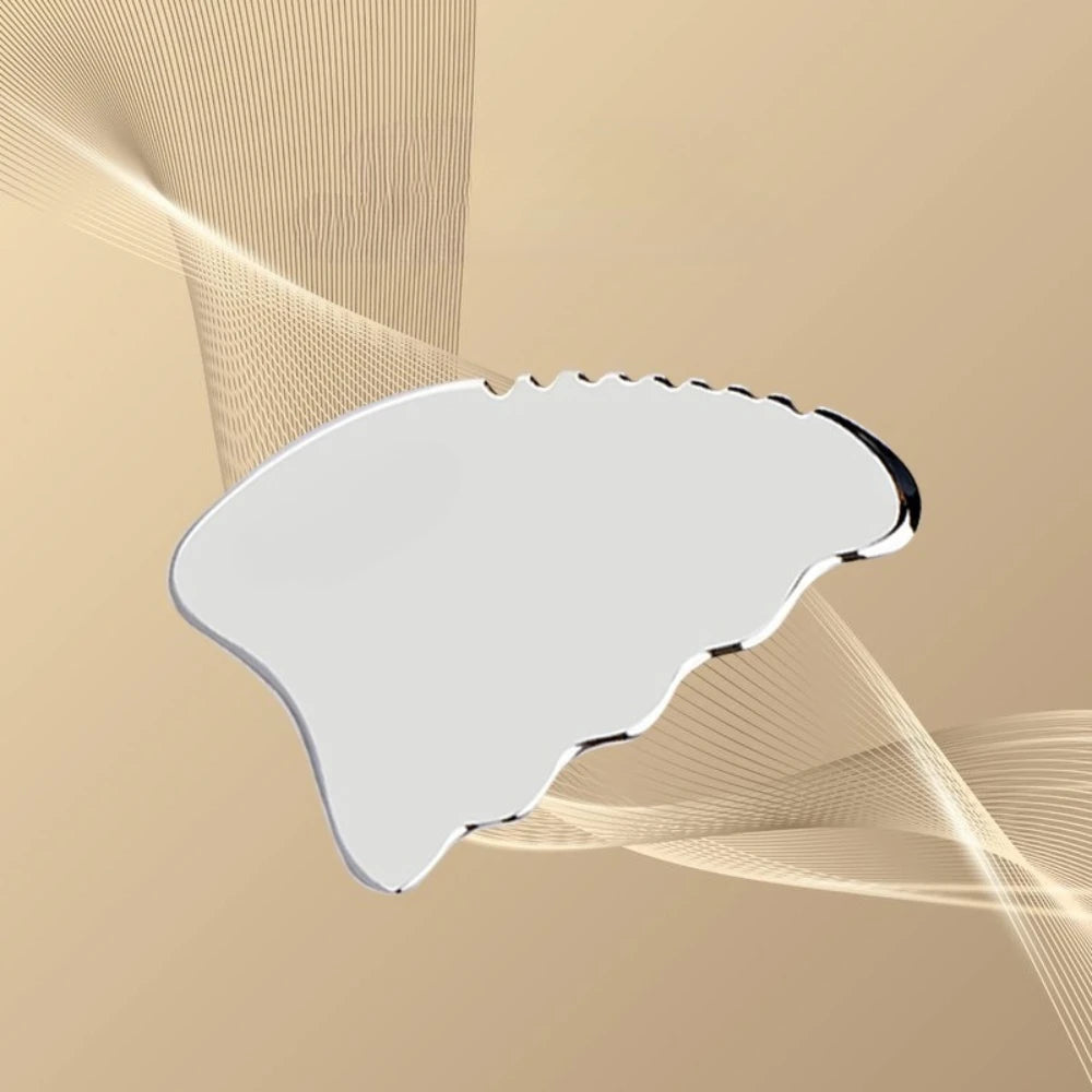 Stainless Steel Gua Sha Tool – Body & Jawline Sculpting Gua Sha Massage Tool PLUSH