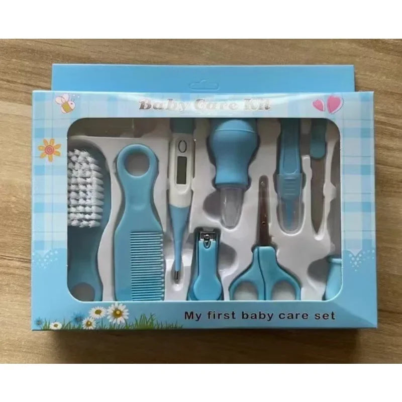 10-Piece Newborn Baby Care Kit – BPA Free Safety Essentials Baby Grooming Kit PLUSH