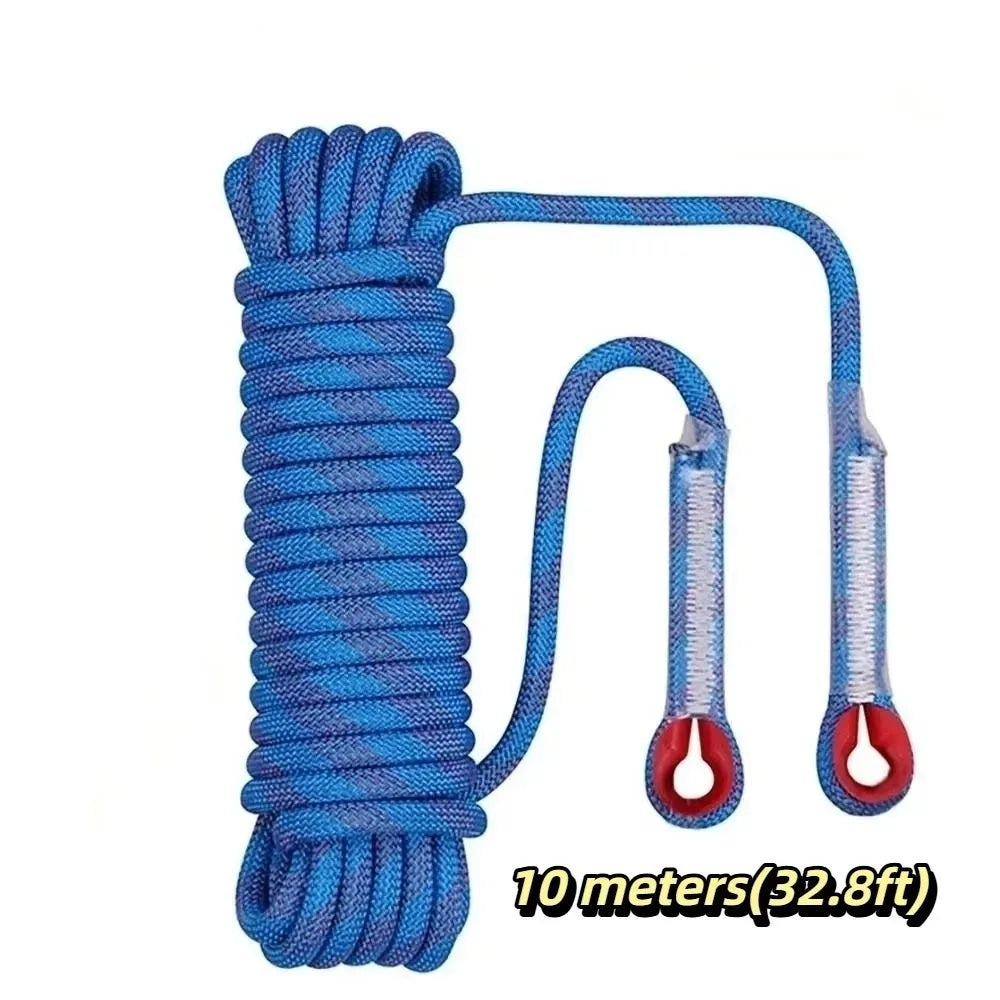 12mm Static Safety Rope – High Strength Climbing & Rescue Cord Static Climbing Rope PLUSH