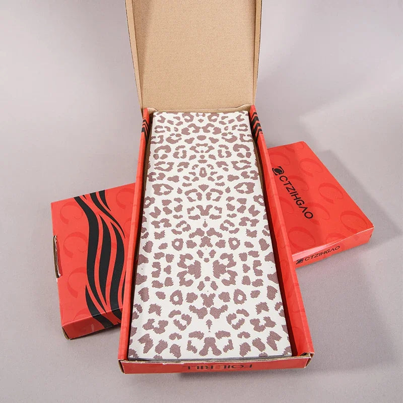 Leopard Print Hair Coloring Foil Roll – 300 Sheets Hair Coloring Foil PLUSH