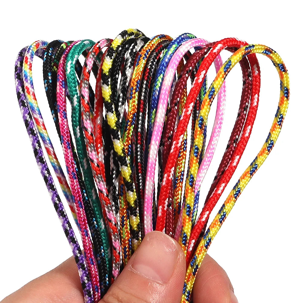10 Yards 2mm Camouflage Polyester Braided Paracord DIY Cord Braided Paracord Rope PLUSH