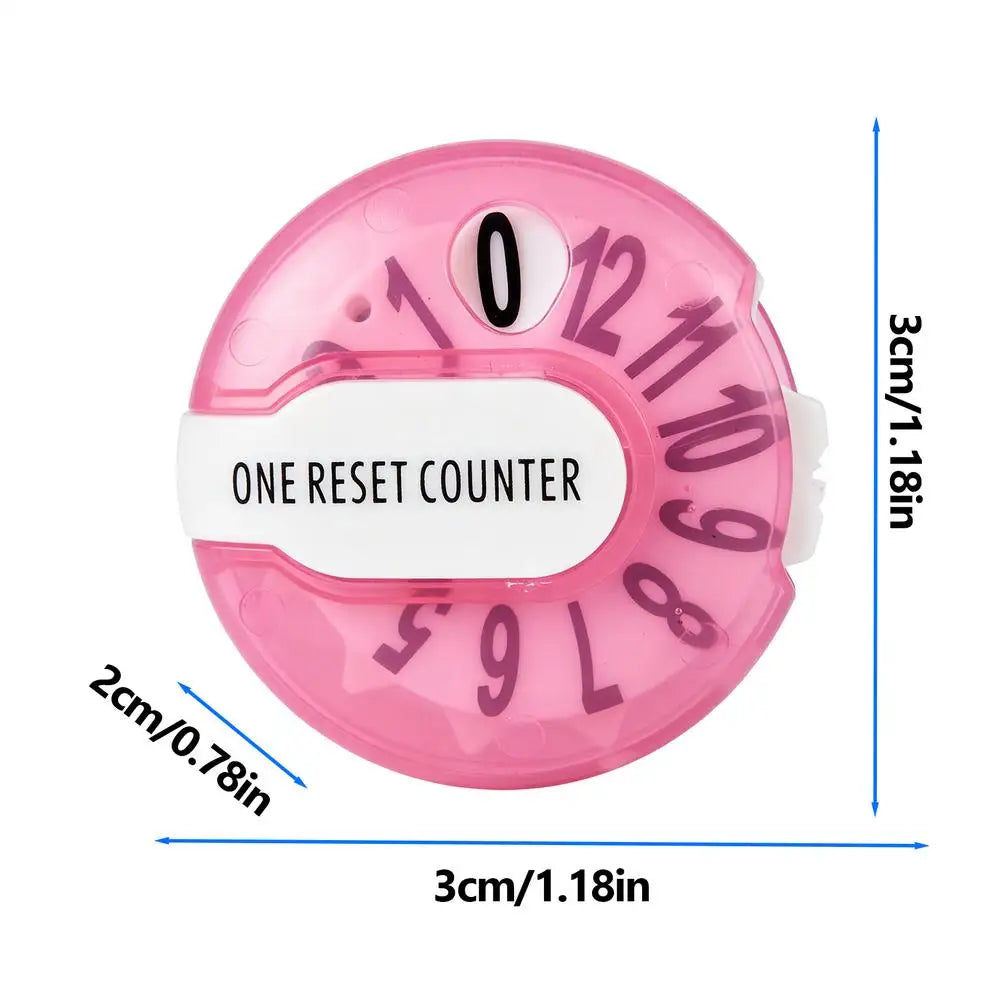 Golf Score Counter Mini Stroke Clicker & Tally Tracker Golf Stroke Counter PLUSH Pink