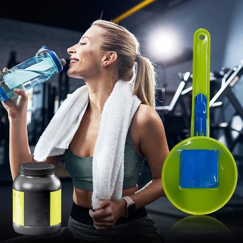 Mess-Free Protein Powder Scoop with Sliding Funnel Powder Scoop PLUSH