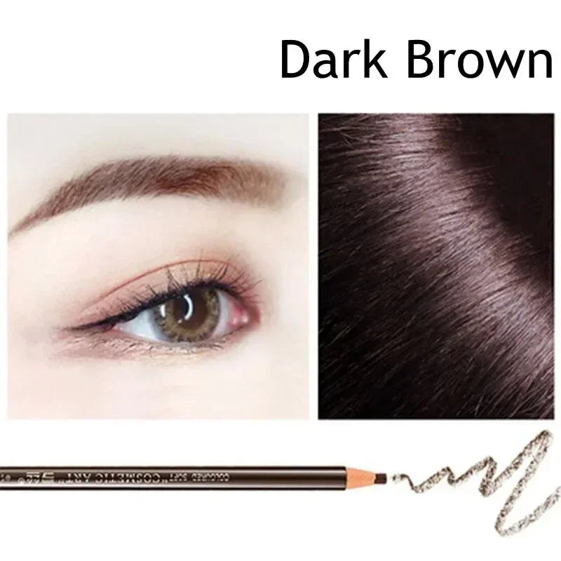 Reusable Eyebrow Stencil Set – 6 DIY Brow Shaper Styles Eyebrow Stencil Set PLUSH Dark Brown 1PC