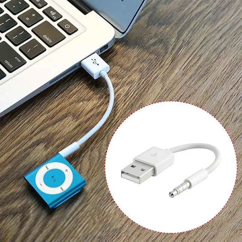 USB 2.0 Charger & Data Cable for iPod Shuffle All Generations USB Charging Cable PLUSH