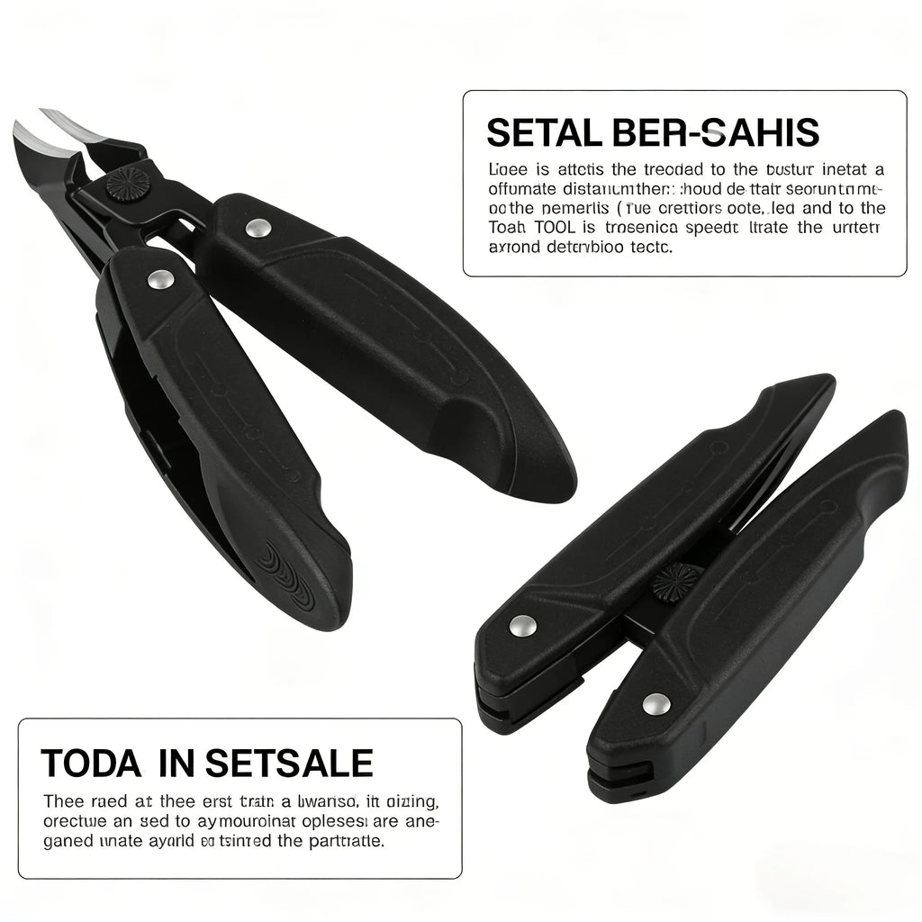 Ouriner Toenail Clippers – Thick Nails, Sharp Blade & Grip Nail Clipper PLUSH