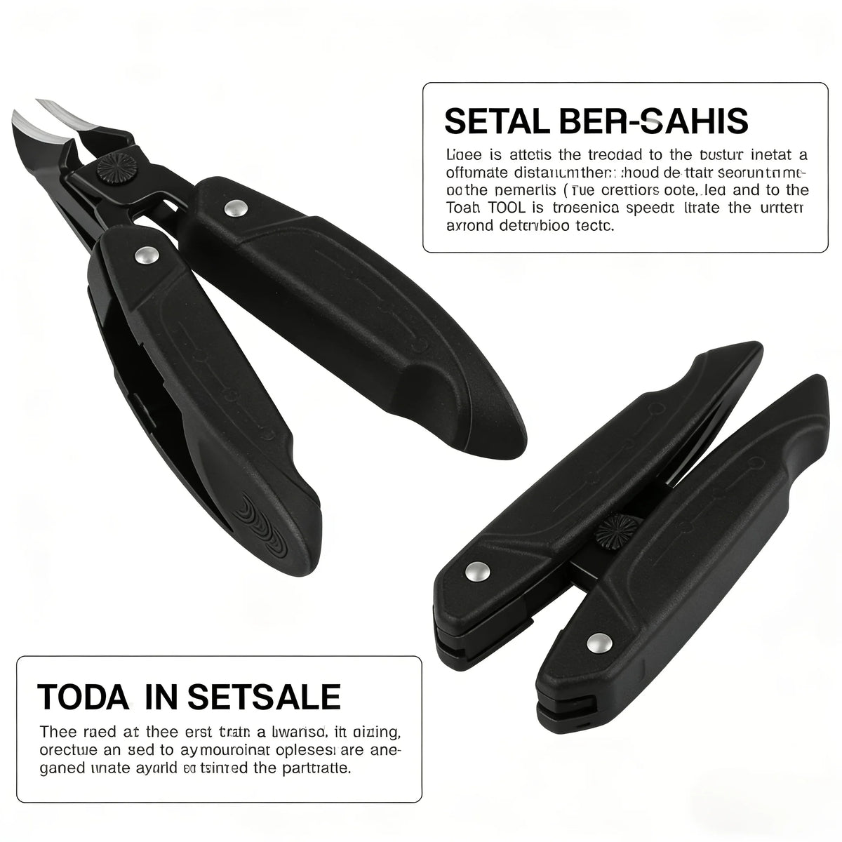Ouriner Toenail Clippers – Thick Nails, Sharp Blade & Grip Nail Clipper PLUSH