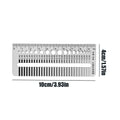 Stainless Steel Crack Gauge Ruler | High Precision Gap Tool Crack Gauge Ruler PLUSH 1PC