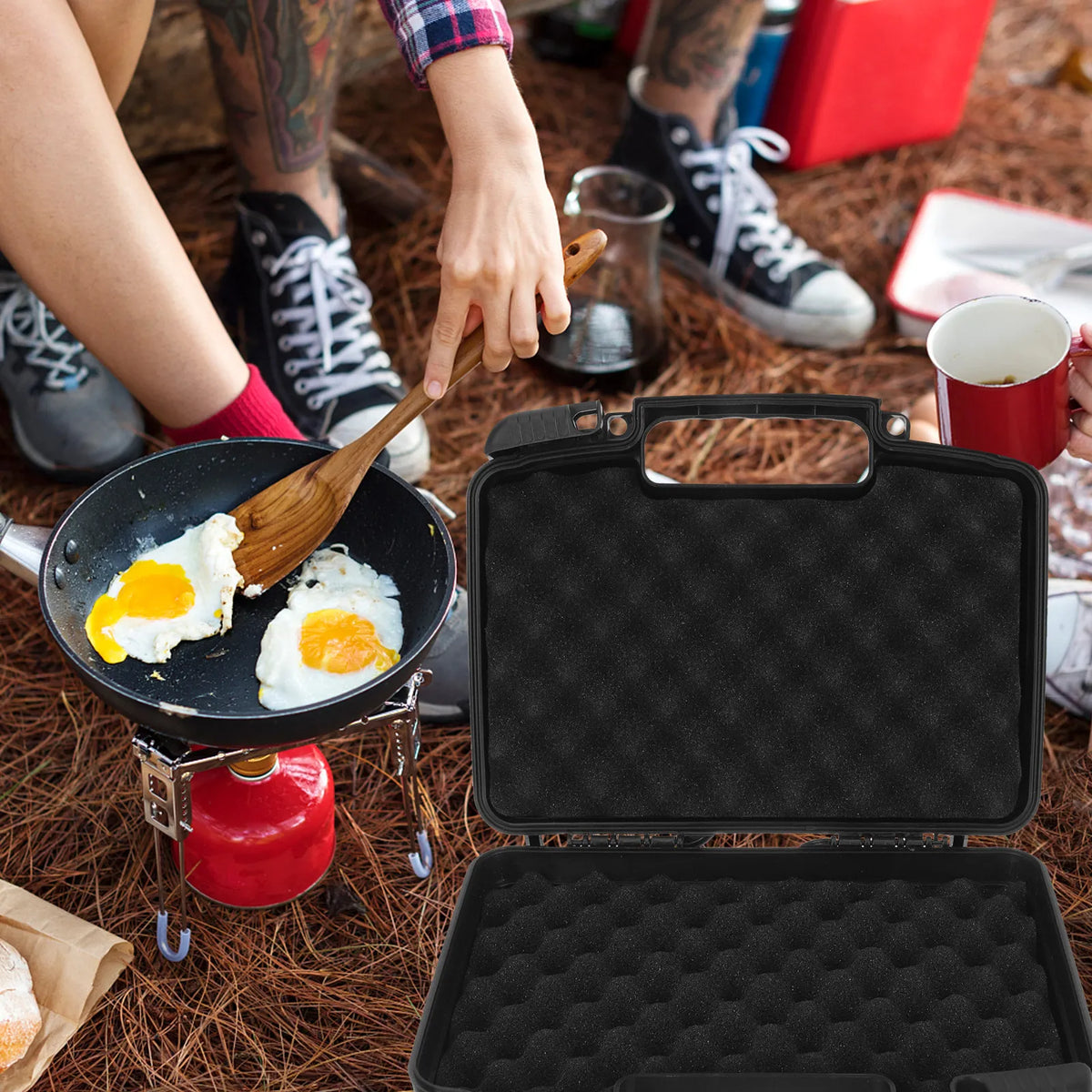 Waterproof Shockproof Outdoor Survival Storage Box | Camping Outdoor Storage Box PLUSH