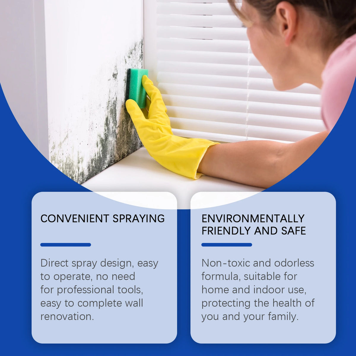 Jue-Fish Wall Repair Spray – Fast-Drying Interior Touch-Up Paint Wall Repair Spray PLUSH