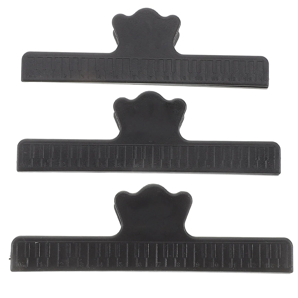 3-Pack Plastic Sheet Music Clips – Book & Score Page Holder Sheet Music Clip PLUSH