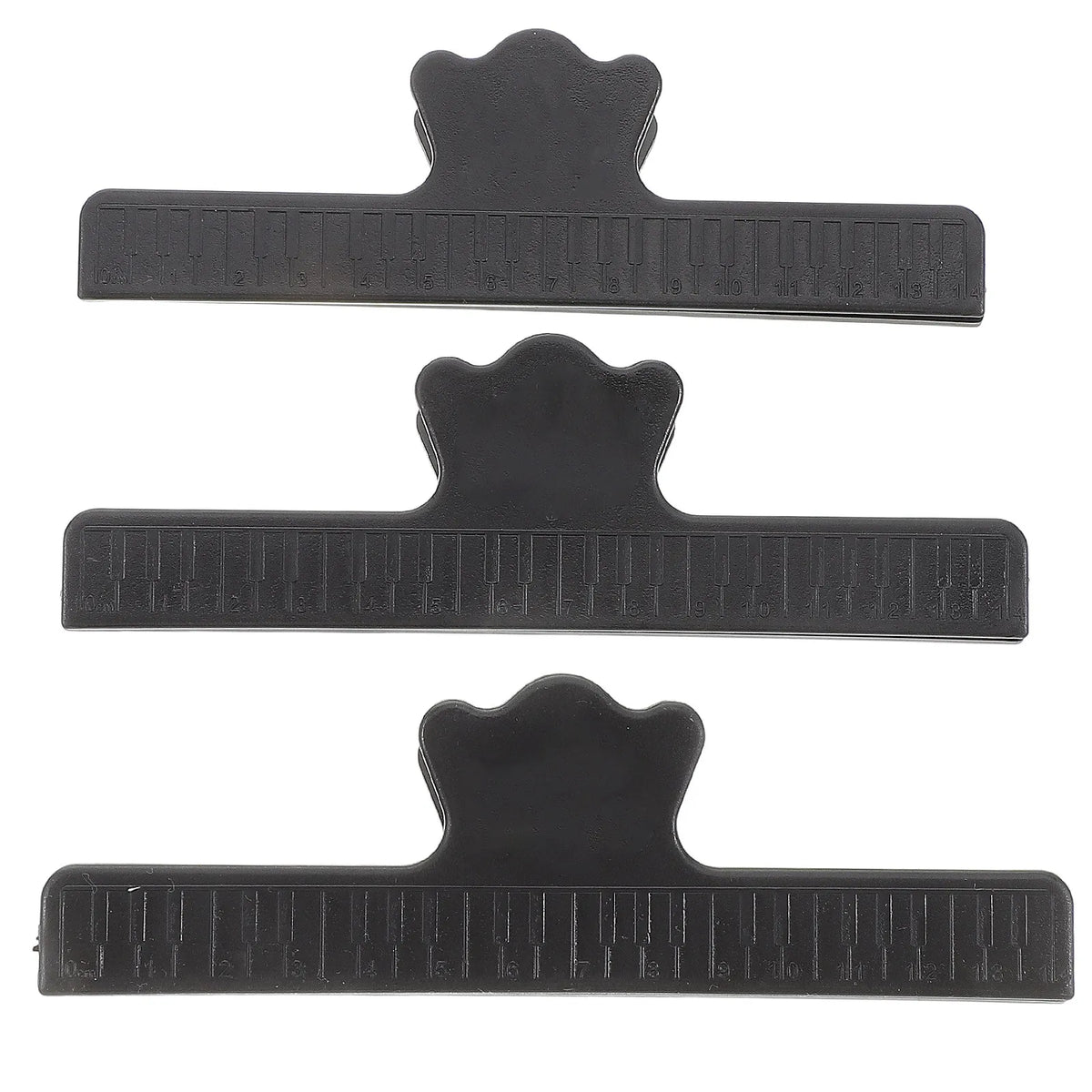 3-Pack Plastic Sheet Music Clips – Book & Score Page Holder Sheet Music Clip PLUSH