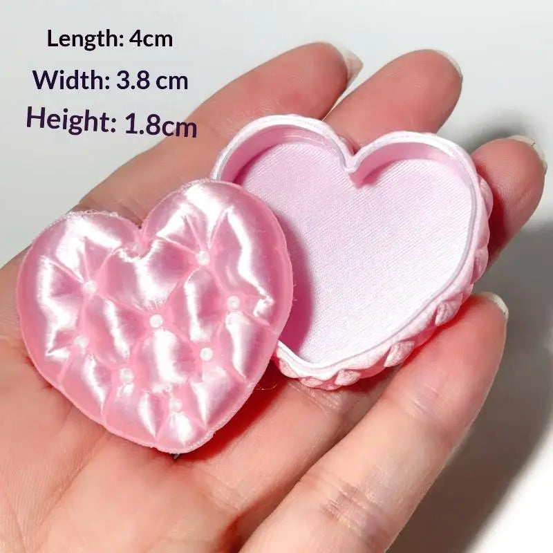 Pink 1:12 Miniature Cosmetic Storage Box – Dollhouse Accessory Dollhouse Miniature PLUSH A4
