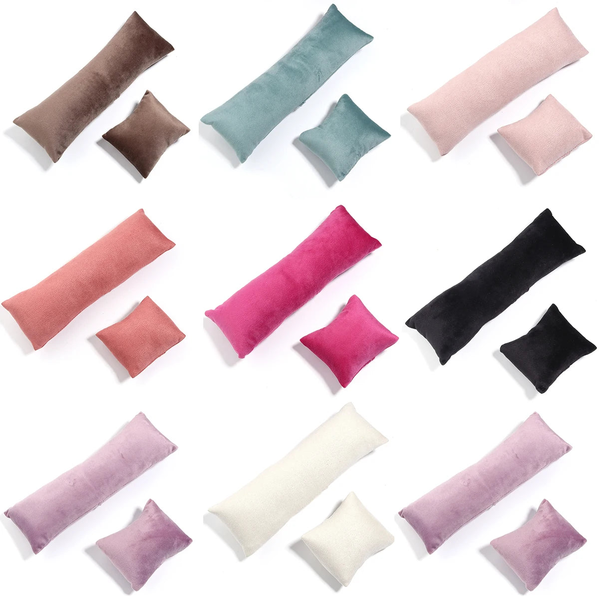 Velvet Suede Jewelry Display Pillow Set – Bracelet & Watch Holder Jewelry Display Pillow PLUSH
