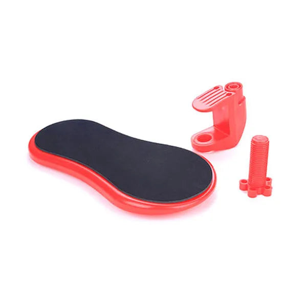 Adjustable Computer Armrest Ergonomic Wrist Rest Desk Extender Ergonomic Armrest PLUSH Red