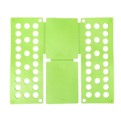 Plastic Shirt Folding Board – T-Shirt Organizer for Home & Travel Shirt Folding Board PLUSH Child Green