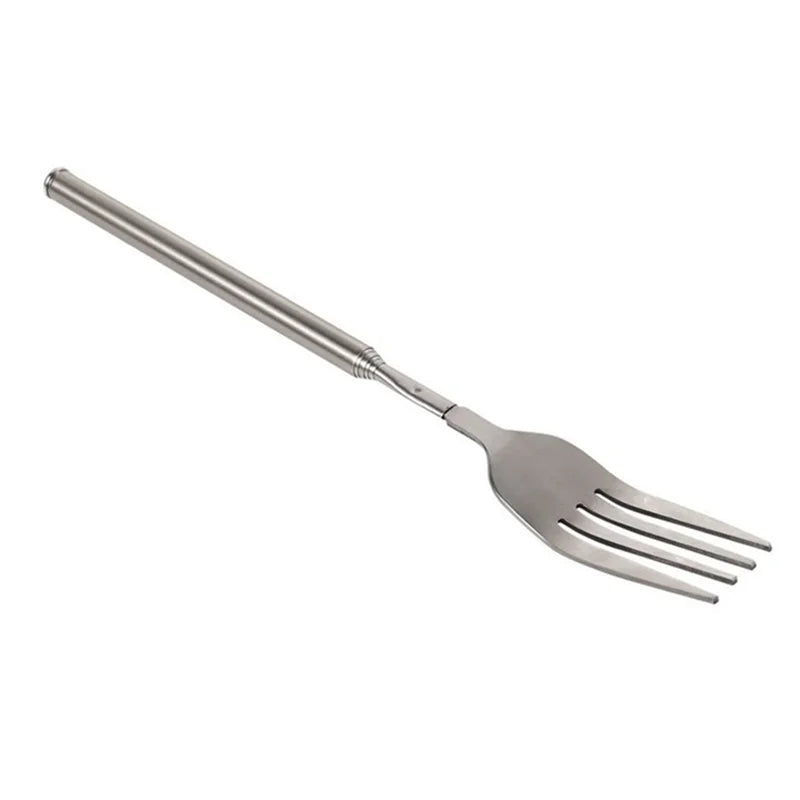 Telescopic Extendable Stainless Steel Fork – BBQ & Dining Telescopic Utensil Fork PLUSH Fork-1PC