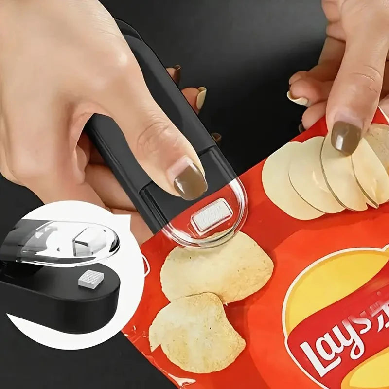 Mini Plastic Bag Sealer Machine – Food & Snack Storage Bag Sealing Machine PLUSH