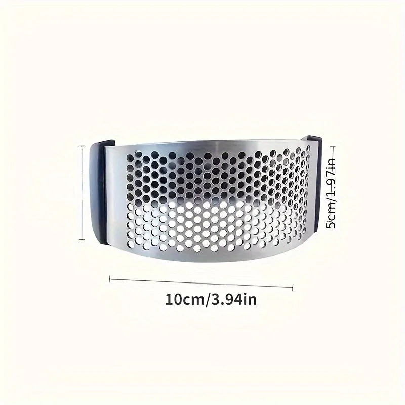 Stainless Steel Garlic Press – Manual Mincer & Paste Maker Garlic Press PLUSH