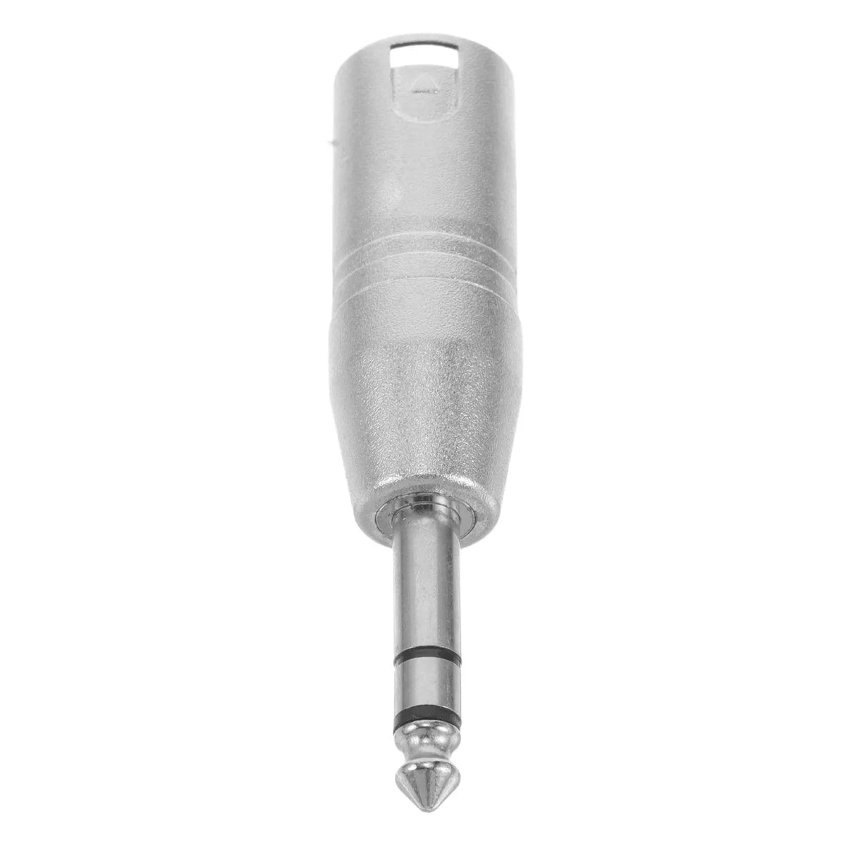 Metal TRS to XLR Adapter – 3-Pin XLR Male to 1/4" Female Jack Audio Adapter PLUSH