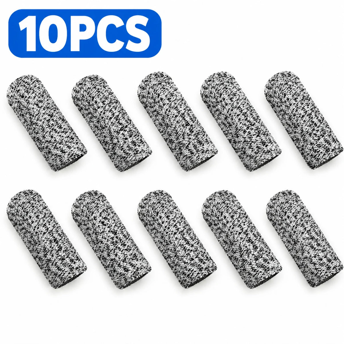 Level 5 Cut Resistant Finger Cots – Thumb Protector Sleeves Cut Resistant Finger Cots PLUSH 10PCS