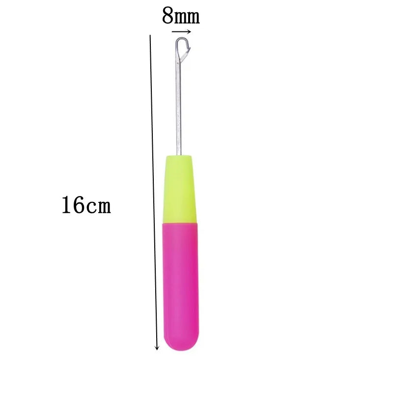 Wooden Crochet Dreadlocks Braid Needle – Hair Extension Tool Hair Crochet Needle PLUSH NO.22