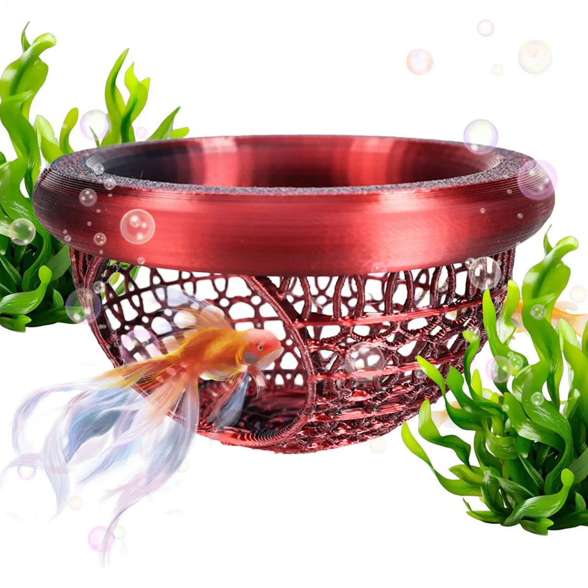 Floating Betta Cave – Fish & Shrimp Hideout Aquarium Decor Aquarium Cave Decor PLUSH