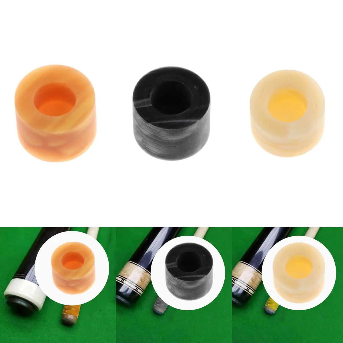 14mm Stone Billiard Cue Ferrule – Pool Cue Tip Replacement Billiard Cue Ferrule PLUSH