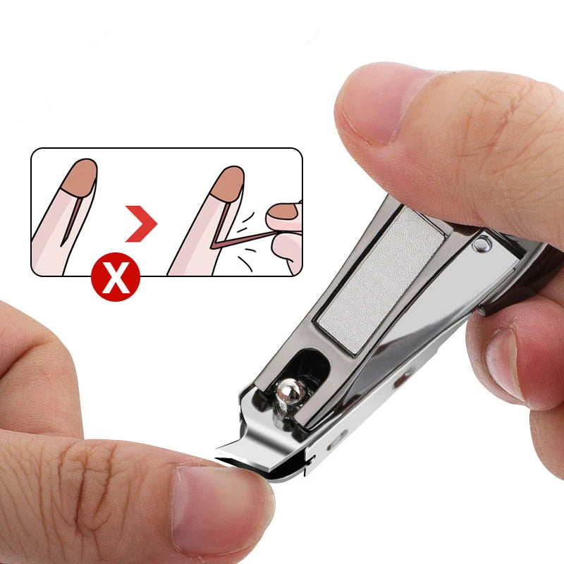 Ouriner Stainless Steel Nail Clippers – Finger & Toe Trimmer Nail Clipper Trimmer PLUSH