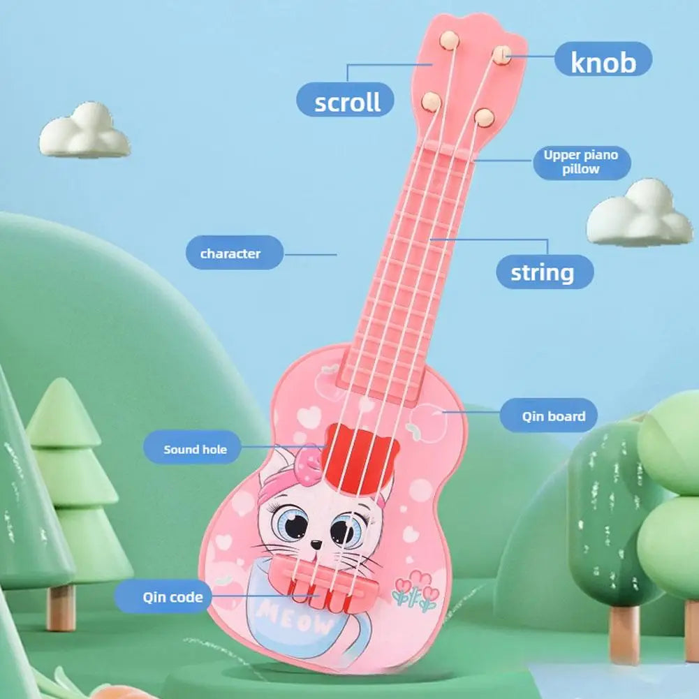 Children's Mini Ukulele Toy Guitar – Beginner Music Instrument Kids Music Toy PLUSH