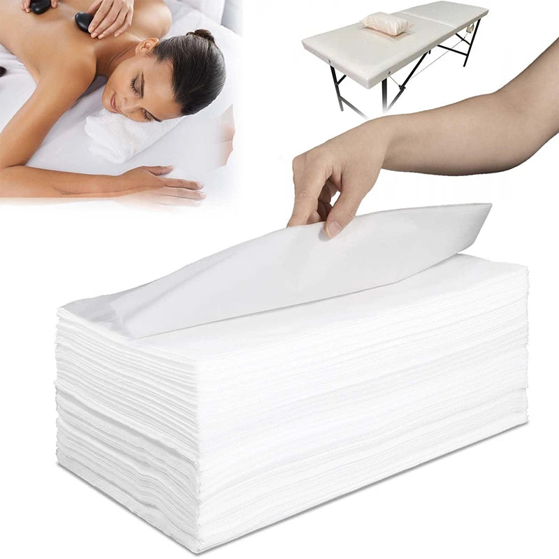 Disposable Nonwoven Bed Covers 10/20pcs – Spa Massage Tattoo Disposable Bed Covers PLUSH