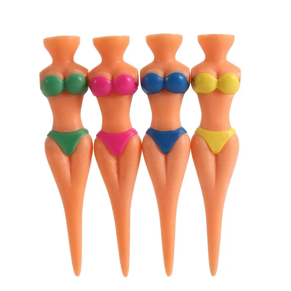 Bikini Lady Novelty Golf Tees 5pcs – Fun Golf Accessories Novelty Golf Tees PLUSH