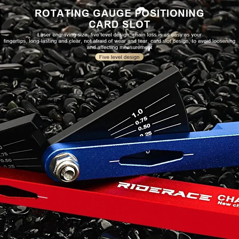 Bike Chain Wear Indicator Tool – MTB & Road Cycling Checker Bicycle Repair Tool PLUSH