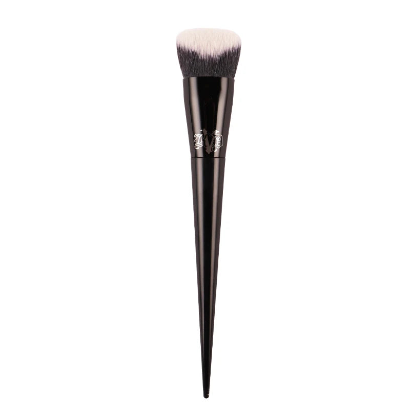 KVD #10 Foundation Brush – Soft Synthetic Fiber Black Handle Foundation Makeup Brush PLUSH 10 China Mainland