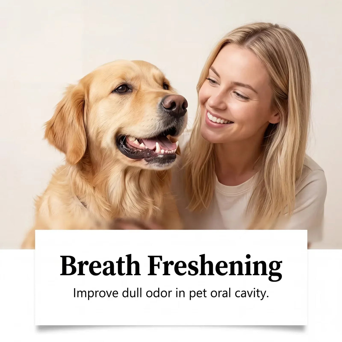 Pet Breath Freshener Spray – Daily Oral Care for Dogs & Cats Pet Oral Care Spray PLUSH