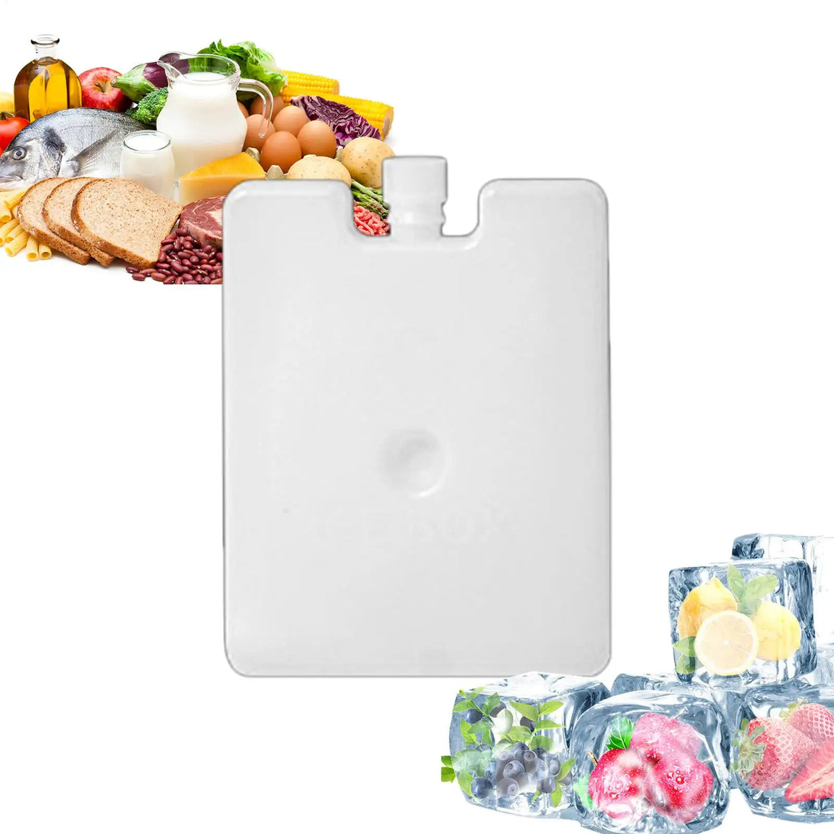 Reusable Ice Packs for Coolers – Freezer Gel Blocks 150–600ml Cooler Ice Packs PLUSH