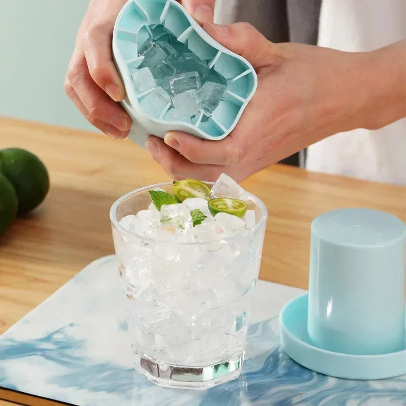 Silicone Ice Bucket Cup Mold – Creative Ice Cube Tray Maker Silicone Ice Mold PLUSH