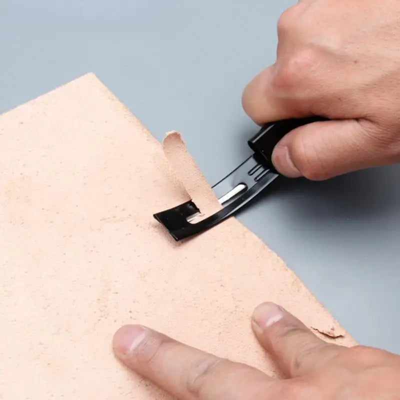 Leather Skiving Knife with 3 Replaceable Blades | DIY Leathercraft Leather Skiving Knife PLUSH