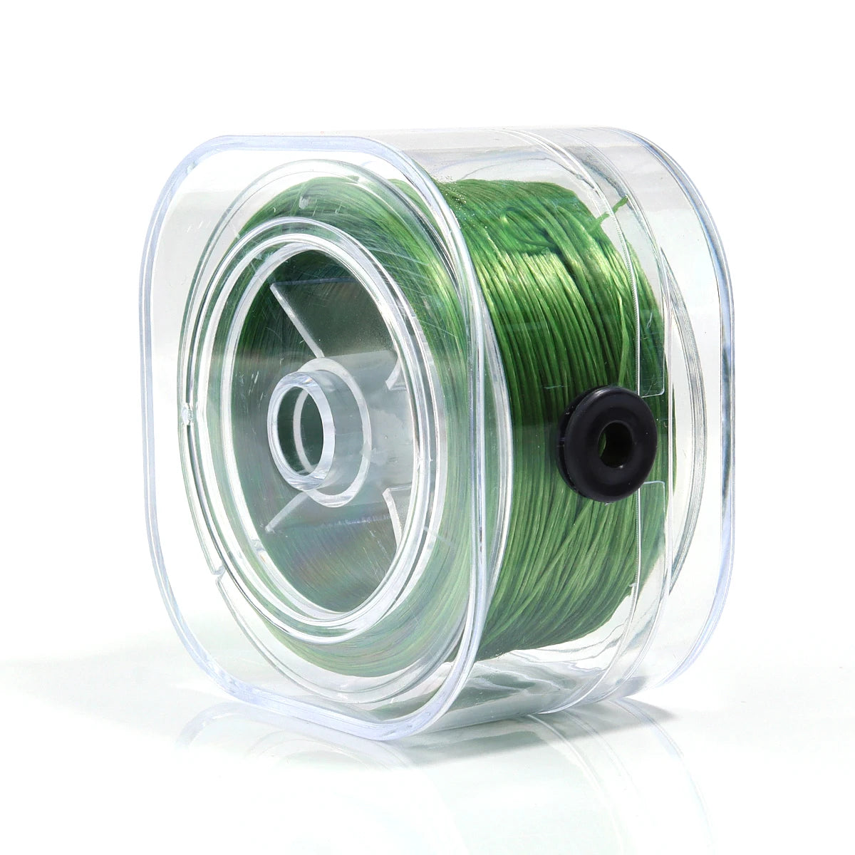 90m Flat Elastic Cord 0.8mm Stretch Thread – DIY Jewelry Making Elastic Beading Cord PLUSH grass green