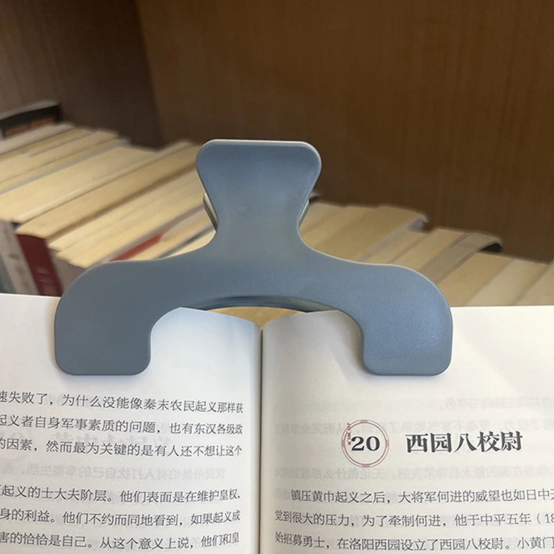 Frosted Transparent Book Page Clip – Kawaii Desk Note Holder Book Page Clip PLUSH A4