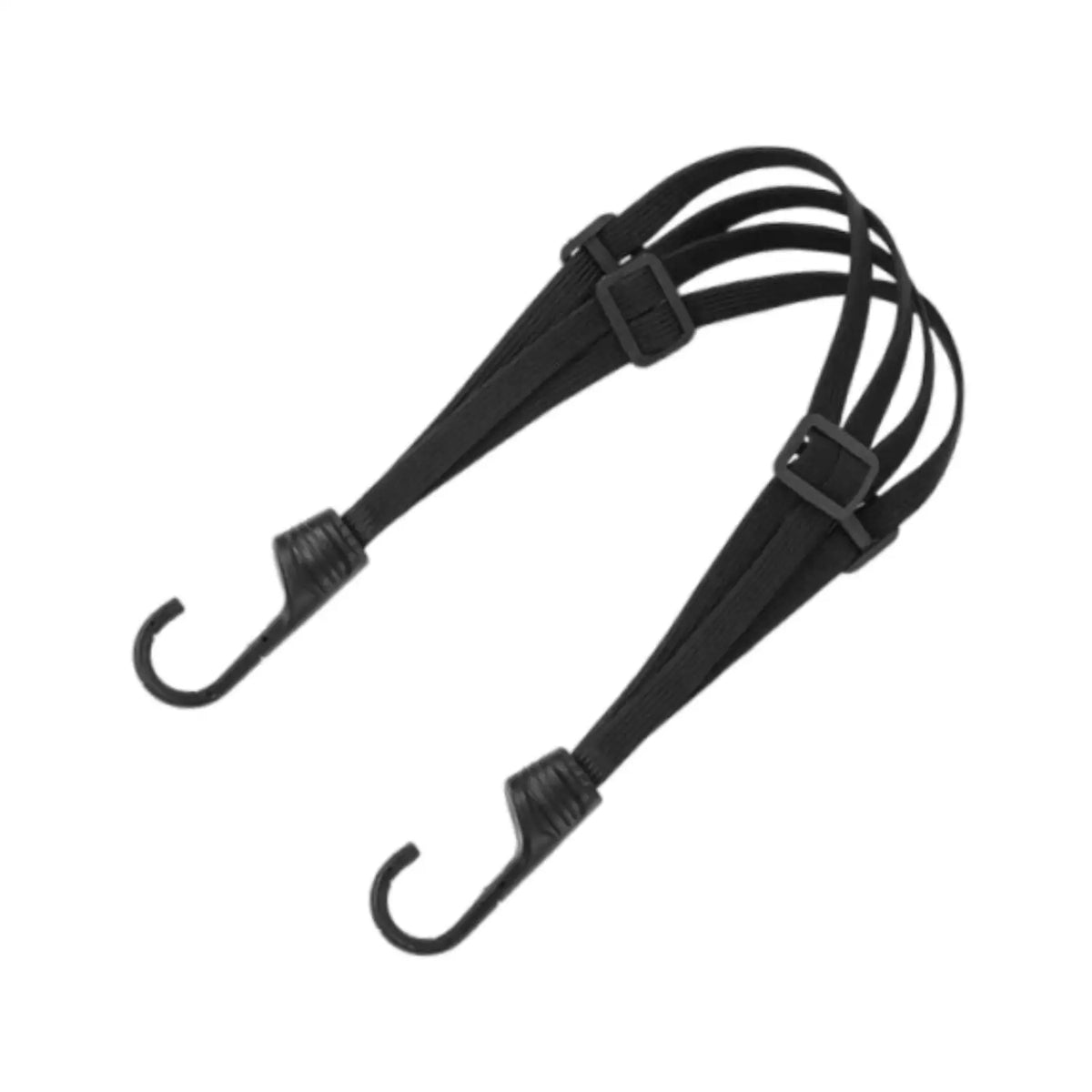 Motorcycle Helmet Elastic Strap Net with Hooks – 4 Pack Motorcycle Cargo Strap PLUSH