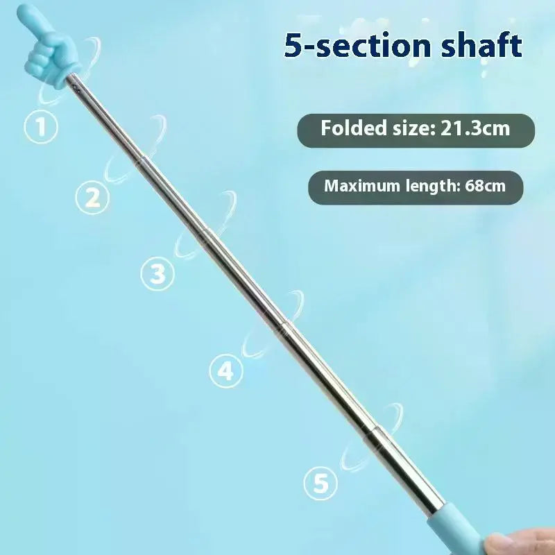Telescopic Teaching Pointer Stick – Finger Tip Design 68cm Teaching Pointer Stick PLUSH