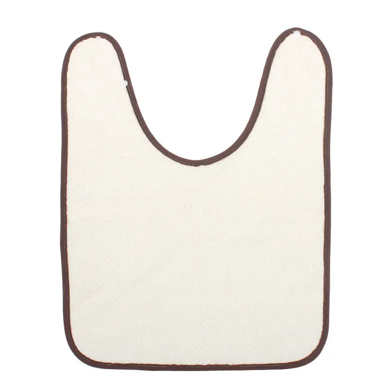 Waterproof Baby Bibs & Burp Cloths – Ruffle Feeding Apron Baby Bibs PLUSH A white