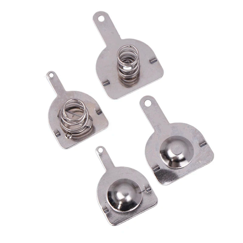 10pcs 18650 Spring Contact Battery Sheets Positive Negative Battery Contact Sheet PLUSH